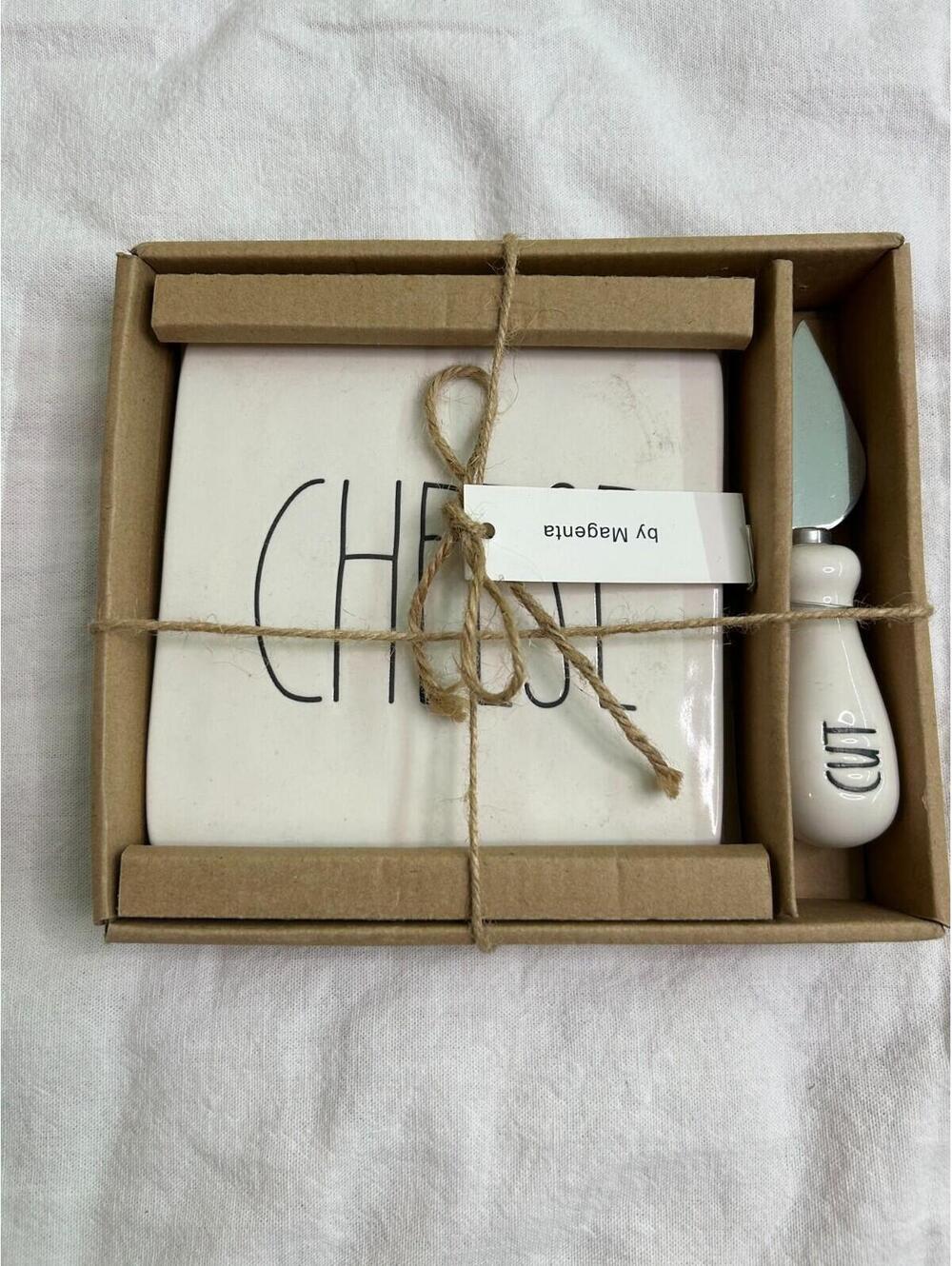Rae Dunn Cheese Cutting Set Artisan Collection By Magenta Farmhouse Decor
